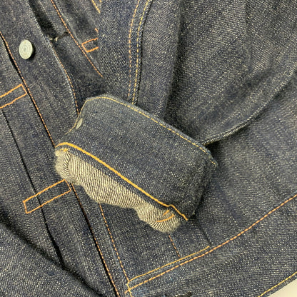 【中古美品】【メンズ】 EVISU エヴィス 2ND DENIM JACKET LOT1008 デニムジャケット 新恵比寿神頭 アウター 145-260321-as-10-izu サイズ：42 カラー：インディゴ 万代Net店