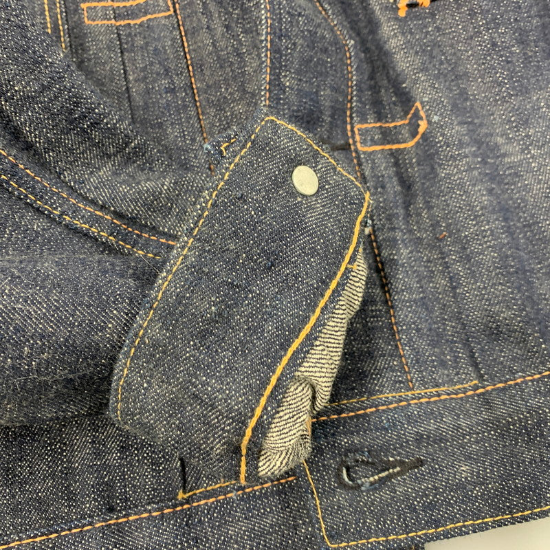 【中古美品】【メンズ】 EVISU エヴィス 2ND DENIM JACKET LOT1008 デニムジャケット 新恵比寿神頭 アウター 145-260321-as-10-izu サイズ：42 カラー：インディゴ 万代Net店