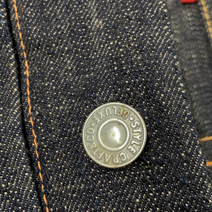 【中古美品】【メンズ】 EVISU エヴィス 2ND DENIM JACKET LOT1008 デニムジャケット 新恵比寿神頭 アウター 145-260321-as-10-izu サイズ：42 カラー：インディゴ 万代Net店