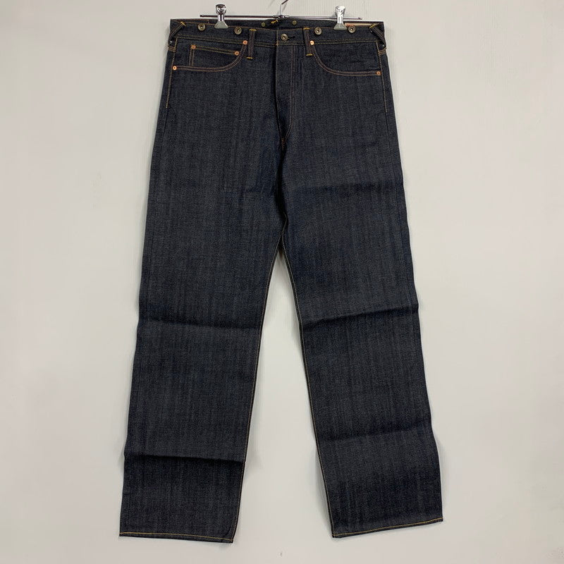 【中古美品】【メンズ】 EVISU エヴィス BUTTONFLY DENIM PANTS LOT2111 ボタンフライ デニムパンツ シンチバック ジーンズ ボトムス 156-260321-as-03-izu サイズ：40×35 カラー：インディゴ 万代Net店