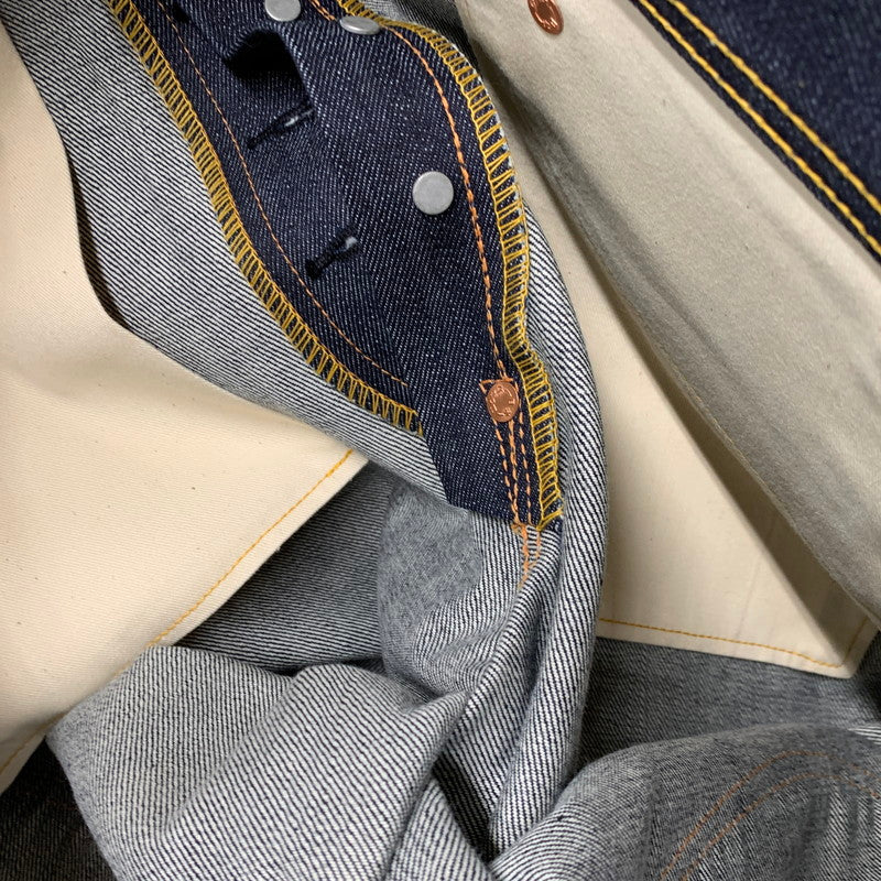 【中古美品】【メンズ】 EVISU エヴィス BUTTONFLY DENIM PANTS LOT2111 ボタンフライ デニムパンツ シンチバック ジーンズ ボトムス 156-260321-as-03-izu サイズ：40×35 カラー：インディゴ 万代Net店