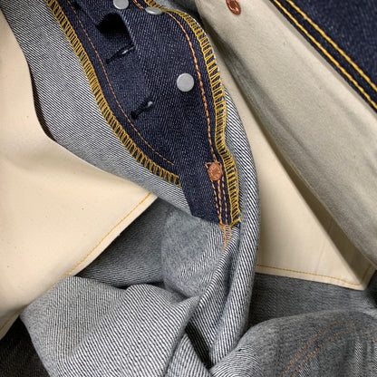 【中古美品】【メンズ】 EVISU エヴィス BUTTONFLY DENIM PANTS LOT2111 ボタンフライ デニムパンツ シンチバック ジーンズ ボトムス 156-260321-as-03-izu サイズ：40×35 カラー：インディゴ 万代Net店