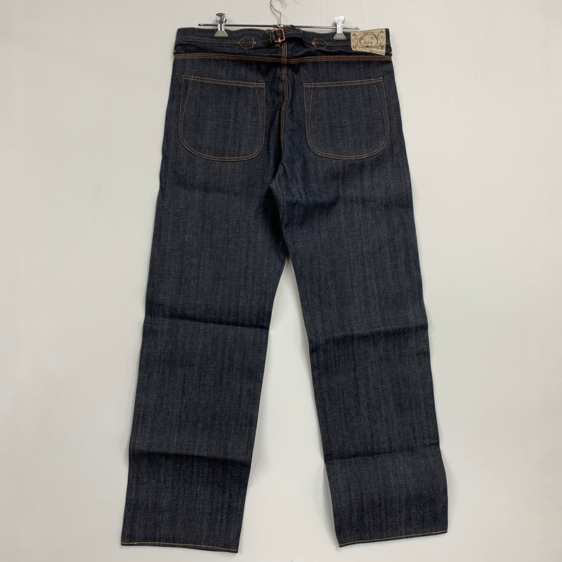 【中古美品】【メンズ】 EVISU エヴィス BUTTONFLY DENIM PANTS LOT2111 ボタンフライ デニムパンツ シンチバック ジーンズ ボトムス 156-260321-as-03-izu サイズ：40×35 カラー：インディゴ 万代Net店