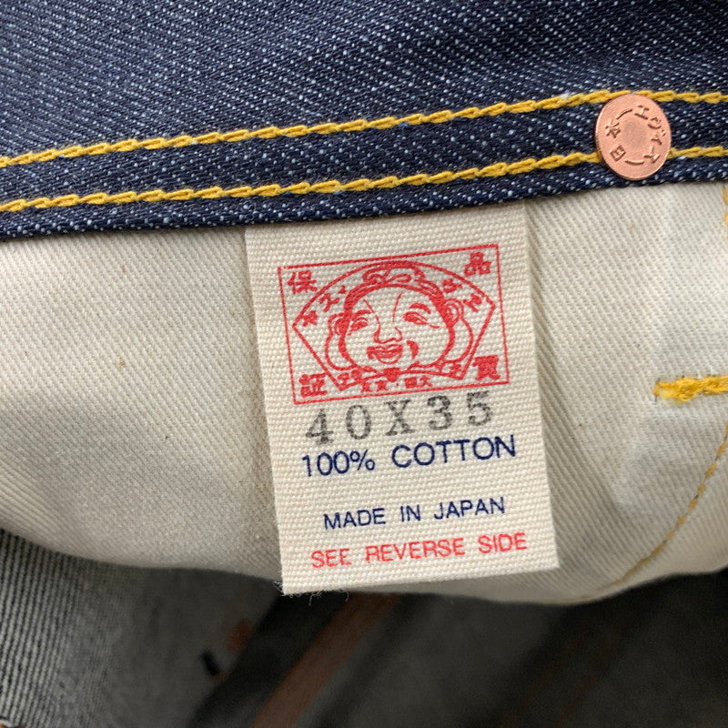 【中古美品】【メンズ】 EVISU エヴィス BUTTONFLY DENIM PANTS LOT2111 ボタンフライ デニムパンツ シンチバック ジーンズ ボトムス 156-260321-as-03-izu サイズ：40×35 カラー：インディゴ 万代Net店