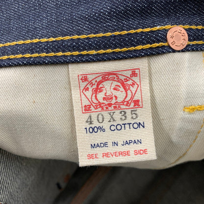 【中古美品】【メンズ】 EVISU エヴィス BUTTONFLY DENIM PANTS LOT2111 ボタンフライ デニムパンツ シンチバック ジーンズ ボトムス 156-260321-as-03-izu サイズ：40×35 カラー：インディゴ 万代Net店