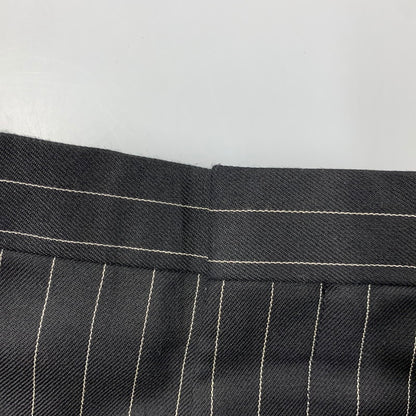 【中古品】【メンズ】 WACKO MARIA ワコマリア STRIPE SLACKS PANTS ストライプ スラックス パンツ ボトムス 153-260321-as-06-izu サイズ：XL カラー：ブラック 万代Net店