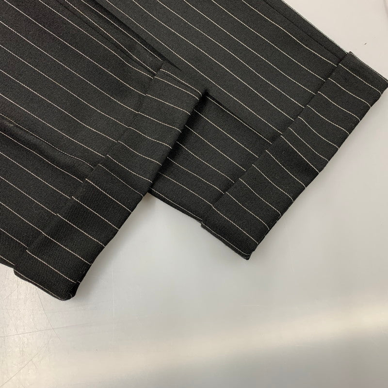 【中古品】【メンズ】 WACKO MARIA ワコマリア STRIPE SLACKS PANTS ストライプ スラックス パンツ ボトムス 153-260321-as-06-izu サイズ：XL カラー：ブラック 万代Net店