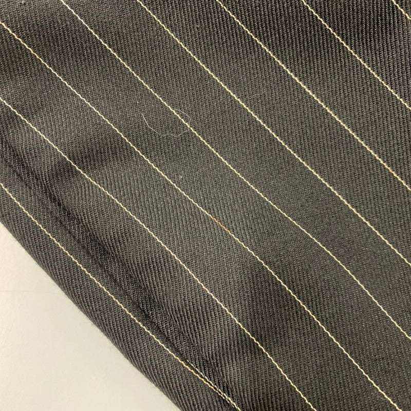 【中古品】【メンズ】 WACKO MARIA ワコマリア STRIPE SLACKS PANTS ストライプ スラックス パンツ ボトムス 153-260321-as-06-izu サイズ：XL カラー：ブラック 万代Net店