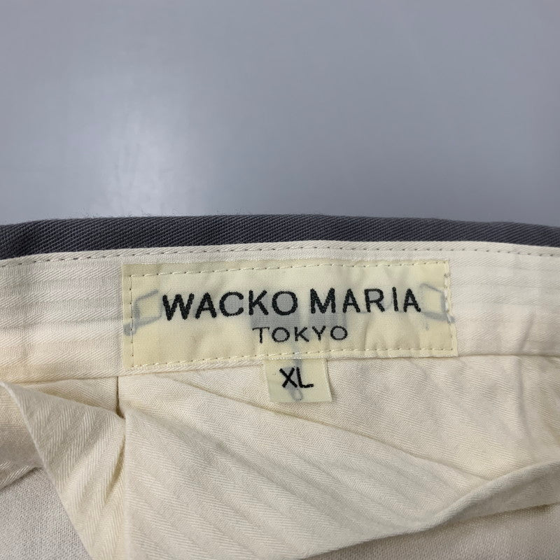 【中古品】【メンズ】 WACKO MARIA ワコマリア SLACKS PANTS スラックスパンツ ボトムス 153-260321-as-07-izu サイズ：XL カラー：グレー 万代Net店