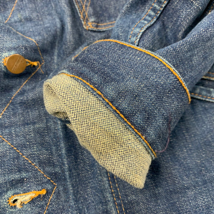 【中古品】【メンズ】 MAVERICK マーヴェリック DENIM JACKET デニムジャケット 三角タグ USA製 アウター 146-260321-as-09-izu カラー：インディゴ 万代Net店