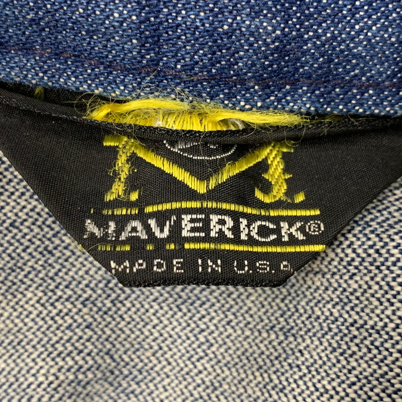 【中古品】【メンズ】 MAVERICK マーヴェリック DENIM JACKET デニムジャケット 三角タグ USA製 アウター 146-260321-as-09-izu カラー：インディゴ 万代Net店