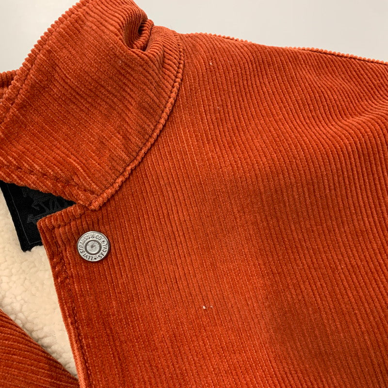 【中古品】【メンズ】 BOA LINER CORDUROY JACKET PC9-A0706-001 ボアライナー コーデュロイ ジャケット アウター 147-260326-as-02-izu サイズ：L カラー：レッド系 万代Net店