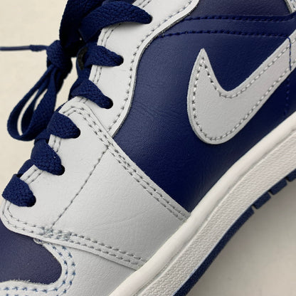 【中古美品】【メンズ】 DQ8426-403 AIR JORDAN エア ジョーダン 1 MID ミッド スニーカー シューズ 靴 160-260321-ya-01-izu サイズ：26.5cm カラー：BLUE VOID/PURE PLATINUM 万代Net店