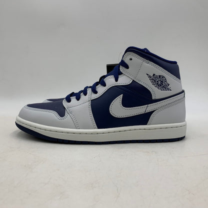 【中古美品】【メンズ】 DQ8426-403 AIR JORDAN エア ジョーダン 1 MID ミッド スニーカー シューズ 靴 160-260321-ya-01-izu サイズ：26.5cm カラー：BLUE VOID/PURE PLATINUM 万代Net店