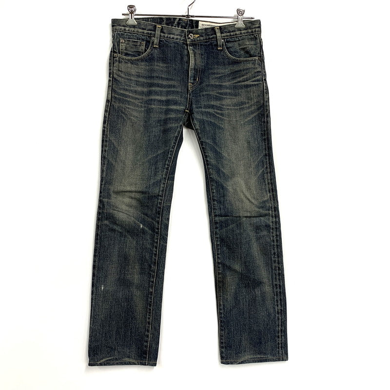 【中古品】【メンズ】 NEIGHBORHOOD ネイバーフッド WASHED NARROW DENIM PANTS 142DCNH-PTM12 ウォッシュド ナロー デニムパンツ ジーンズ ボトムス 153-260321-as-01-izu サイズ：M カラー：インディゴ 万代Net店