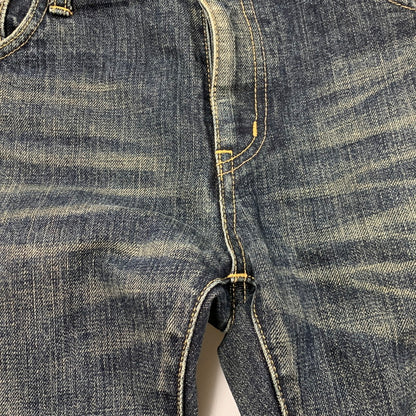 【中古品】【メンズ】 NEIGHBORHOOD ネイバーフッド WASHED NARROW DENIM PANTS 142DCNH-PTM12 ウォッシュド ナロー デニムパンツ ジーンズ ボトムス 153-260321-as-01-izu サイズ：M カラー：インディゴ 万代Net店