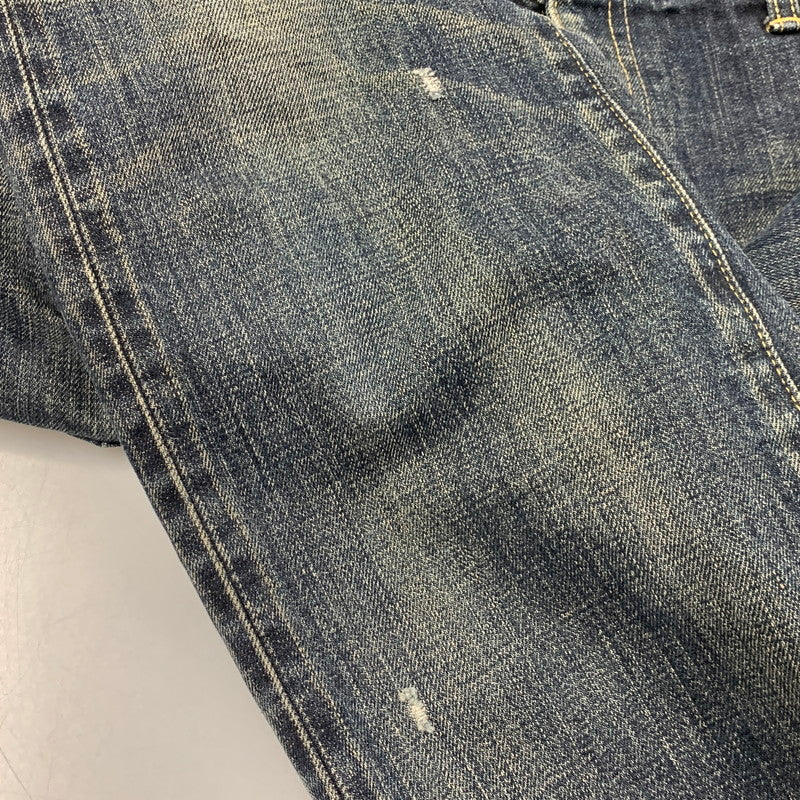 【中古品】【メンズ】 NEIGHBORHOOD ネイバーフッド WASHED NARROW DENIM PANTS 142DCNH-PTM12 ウォッシュド ナロー デニムパンツ ジーンズ ボトムス 153-260321-as-01-izu サイズ：M カラー：インディゴ 万代Net店