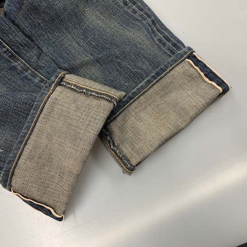 【中古品】【メンズ】 NEIGHBORHOOD ネイバーフッド WASHED NARROW DENIM PANTS 142DCNH-PTM12 ウォッシュド ナロー デニムパンツ ジーンズ ボトムス 153-260321-as-01-izu サイズ：M カラー：インディゴ 万代Net店