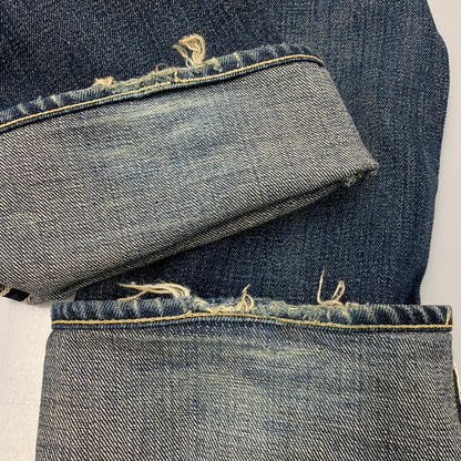 【現状渡し品】【メンズ】 47501 刻印J22 BIG-E 赤耳 日本製 2006年製 1947年復刻モデル 00S 501XX DENIM PANTS デニム パンツ ボトムス ズボン 157-260325-cs-19-izu サイズ：31×36 カラー：インディゴ 万代Net店