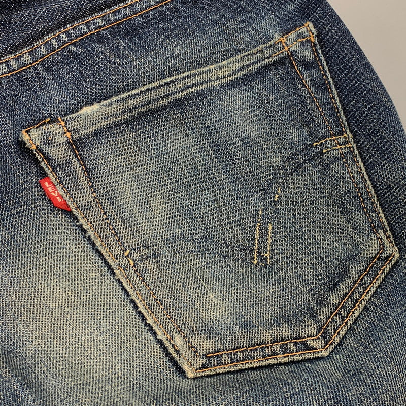 【現状渡し品】【メンズ】 47501 刻印J22 BIG-E 赤耳 日本製 2006年製 1947年復刻モデル 00S 501XX DENIM PANTS デニム パンツ ボトムス ズボン 157-260325-cs-19-izu サイズ：31×36 カラー：インディゴ 万代Net店