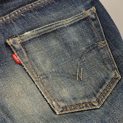【現状渡し品】【メンズ】 47501 刻印J22 BIG-E 赤耳 日本製 2006年製 1947年復刻モデル 00S 501XX DENIM PANTS デニム パンツ ボトムス ズボン 157-260325-cs-19-izu サイズ：31×36 カラー：インディゴ 万代Net店