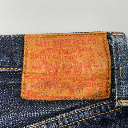 【現状渡し品】【メンズ】 47501 刻印J22 BIG-E 赤耳 日本製 2006年製 1947年復刻モデル 00S 501XX DENIM PANTS デニム パンツ ボトムス ズボン 157-260325-cs-19-izu サイズ：31×36 カラー：インディゴ 万代Net店