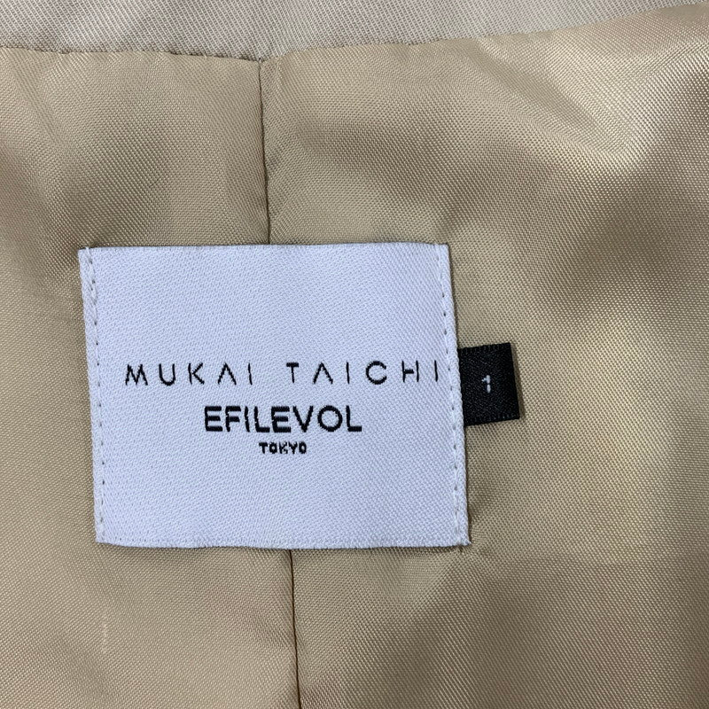 【中古品】【メンズ】 EFILEVOL エフィレボル × TAICHI MUKAI 向井太一 BAL COLLAR COAT バルカラーコート アウター 140-260321-as-08-izu サイズ：1 カラー：ベージュ 万代Net店