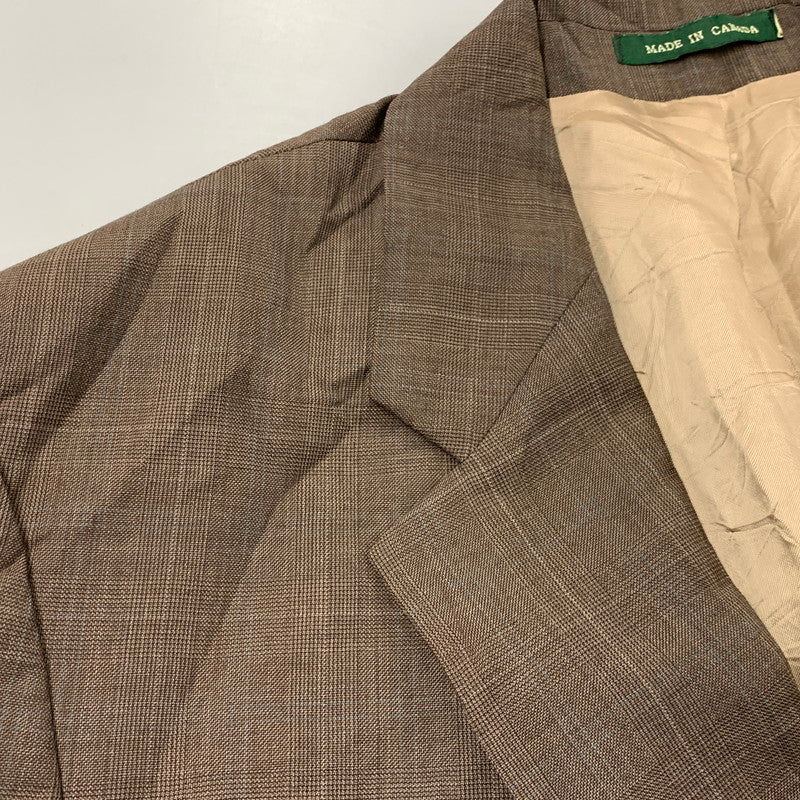 【中古品】【メンズ】 LAUREN RALPH LAUREN ローレン ラルフ ローレン TAILORED JACKET テーラードジャケット カナダ製 146-260326-as-01-izu カラー：ブラウン 万代Net店