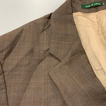 【中古品】【メンズ】 LAUREN RALPH LAUREN ローレン ラルフ ローレン TAILORED JACKET テーラードジャケット カナダ製 146-260326-as-01-izu カラー：ブラウン 万代Net店