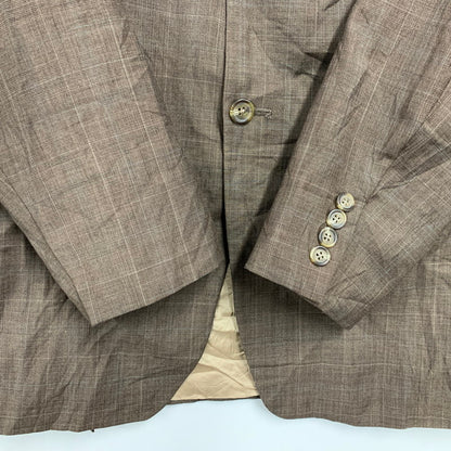 【中古品】【メンズ】 LAUREN RALPH LAUREN ローレン ラルフ ローレン TAILORED JACKET テーラードジャケット カナダ製 146-260326-as-01-izu カラー：ブラウン 万代Net店