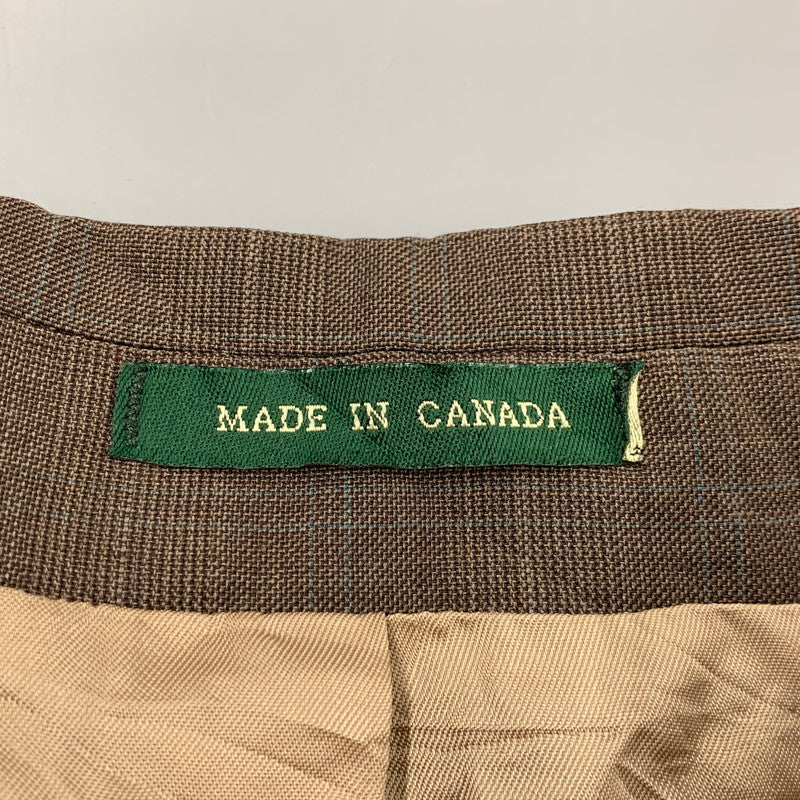 【中古品】【メンズ】 LAUREN RALPH LAUREN ローレン ラルフ ローレン TAILORED JACKET テーラードジャケット カナダ製 146-260326-as-01-izu カラー：ブラウン 万代Net店