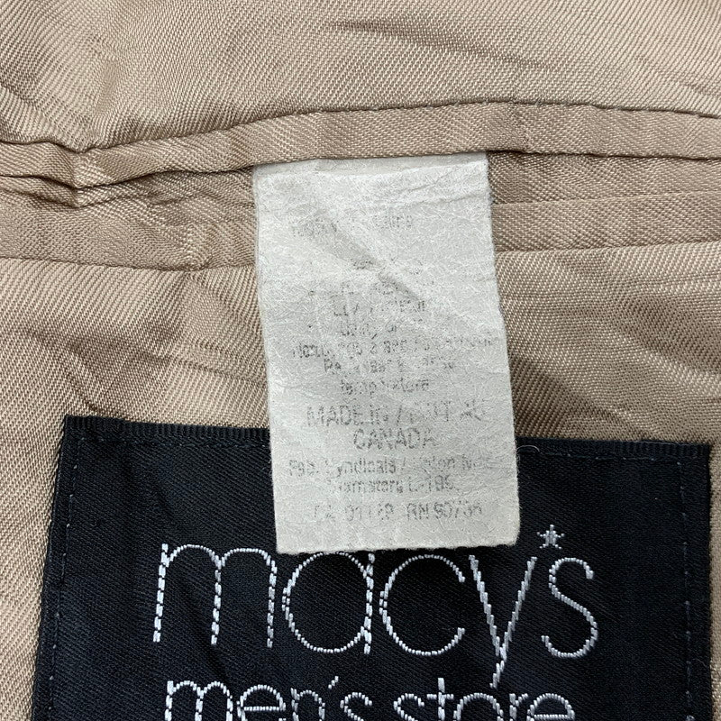 【中古品】【メンズ】 LAUREN RALPH LAUREN ローレン ラルフ ローレン TAILORED JACKET テーラードジャケット カナダ製 146-260326-as-01-izu カラー：ブラウン 万代Net店