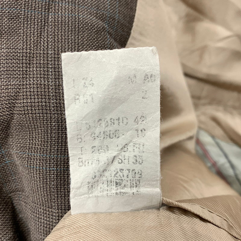 【中古品】【メンズ】 LAUREN RALPH LAUREN ローレン ラルフ ローレン TAILORED JACKET テーラードジャケット カナダ製 146-260326-as-01-izu カラー：ブラウン 万代Net店
