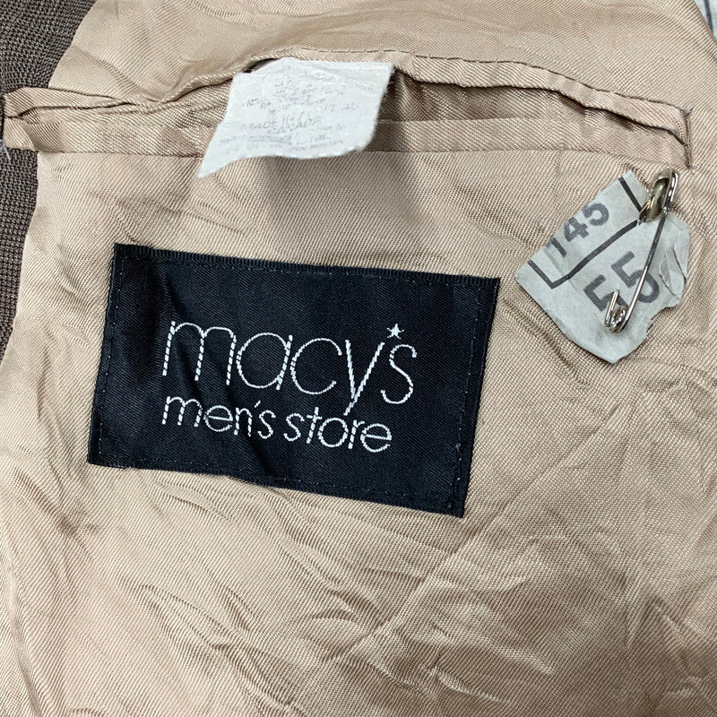 【中古品】【メンズ】 LAUREN RALPH LAUREN ローレン ラルフ ローレン TAILORED JACKET テーラードジャケット カナダ製 146-260326-as-01-izu カラー：ブラウン 万代Net店