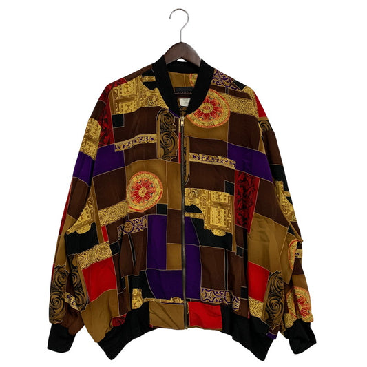 【中古品】【メンズ】 CASCAIS OF CALIFORNIA カスカイスオブカリフォルニア 8151X メキシコ製 総柄 NO COLLAR BOMBER JACKET ノー カラー ボンバー ジャケット アウター 146-260325-cs-15-izu サイズ：2X カラー：マルチ 万代Net店