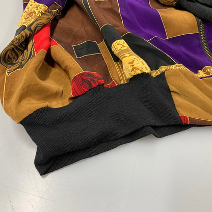 【中古品】【メンズ】 CASCAIS OF CALIFORNIA カスカイスオブカリフォルニア 8151X メキシコ製 総柄 NO COLLAR BOMBER JACKET ノー カラー ボンバー ジャケット アウター 146-260325-cs-15-izu サイズ：2X カラー：マルチ 万代Net店