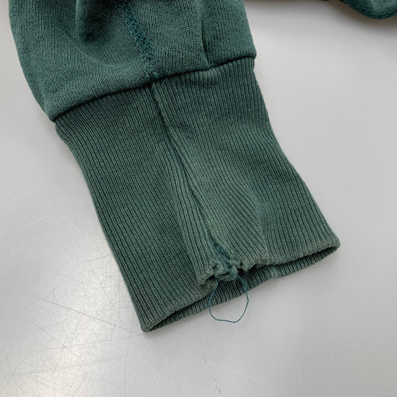 【中古品】【メンズ】 MV SPORT エムブイスポーツ 90S USA製 PRO WEAVE 切替 刺繍 SWEAT プロ ウィーブ スウェット トップス 長袖 146-260325-cs-16-izu サイズ：XXL カラー：ネイビー×グリーン 万代Net店