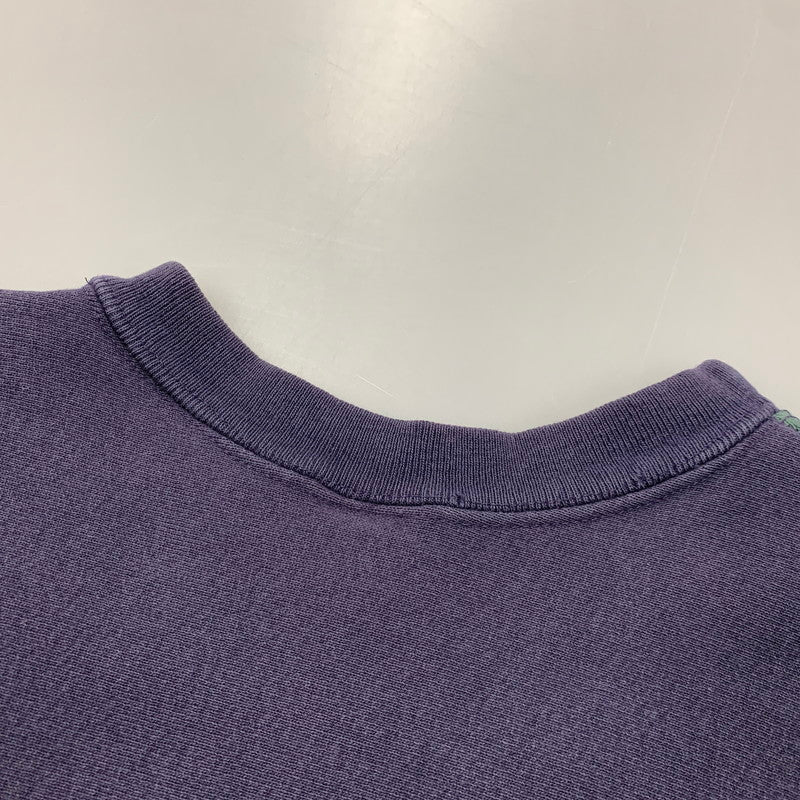 【中古品】【メンズ】 MV SPORT エムブイスポーツ 90S USA製 PRO WEAVE 切替 刺繍 SWEAT プロ ウィーブ スウェット トップス 長袖 146-260325-cs-16-izu サイズ：XXL カラー：ネイビー×グリーン 万代Net店