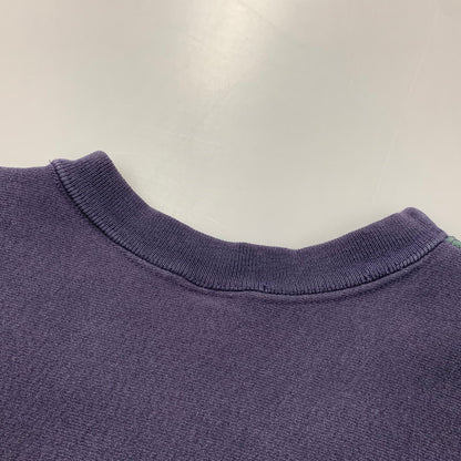【中古品】【メンズ】 MV SPORT エムブイスポーツ 90S USA製 PRO WEAVE 切替 刺繍 SWEAT プロ ウィーブ スウェット トップス 長袖 146-260325-cs-16-izu サイズ：XXL カラー：ネイビー×グリーン 万代Net店