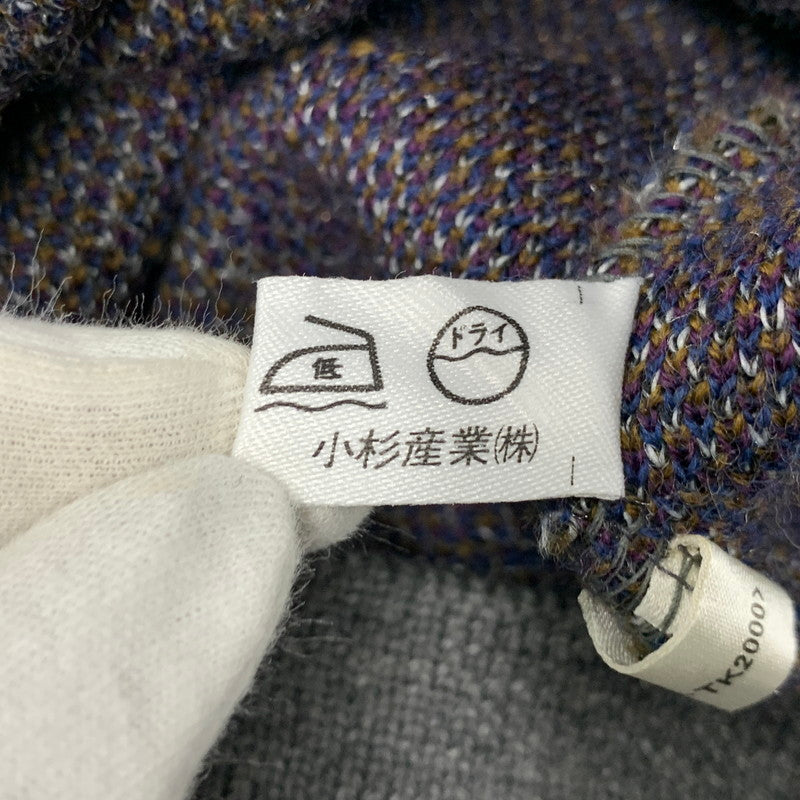 【中古品】【メンズ】 MODIGLIANI モディリアーニ 幾何学模様 V NECK WOOL KNIT ブイネック ウール ニット トップス 長袖 146-260325-cs-17-izu サイズ：L カラー：マルチ 万代Net店