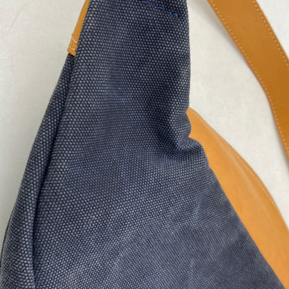 【中古品】【メンズ/レディース】 SAAD サード CANVAS SADDLE LEATHER SHOULDER BAG キャンバス サドル レザーショルダーバッグ 鞄 カバン 188-260324-ya-11-izu カラー：チャコールグレー×キャメル 万代Net店