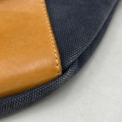 【中古品】【メンズ/レディース】 SAAD サード CANVAS SADDLE LEATHER SHOULDER BAG キャンバス サドル レザーショルダーバッグ 鞄 カバン 188-260324-ya-11-izu カラー：チャコールグレー×キャメル 万代Net店