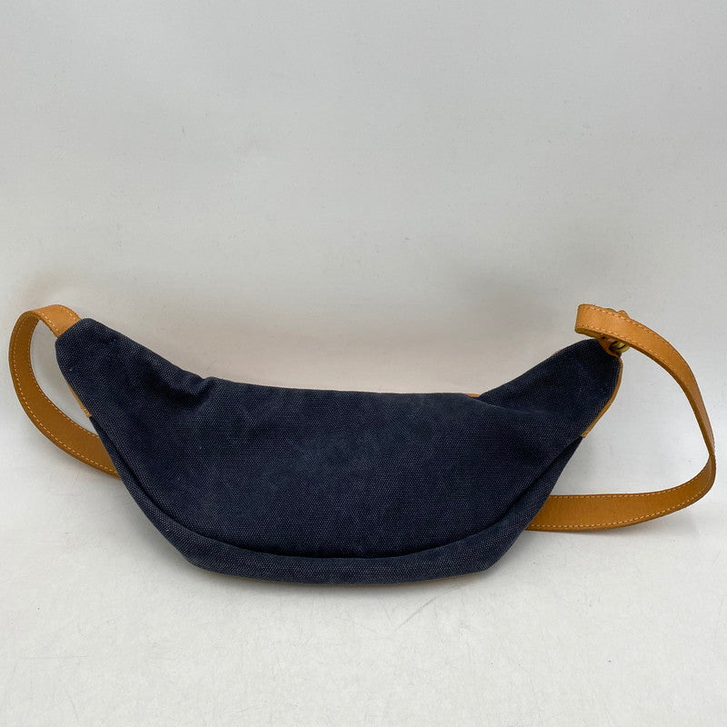 【中古品】【メンズ/レディース】 SAAD サード CANVAS SADDLE LEATHER SHOULDER BAG キャンバス サドル レザーショルダーバッグ 鞄 カバン 188-260324-ya-11-izu カラー：チャコールグレー×キャメル 万代Net店