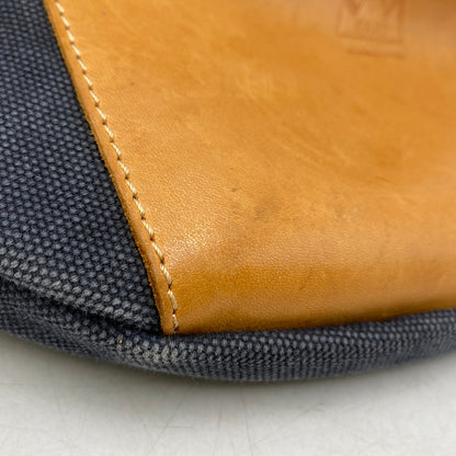 【中古品】【メンズ/レディース】 SAAD サード CANVAS SADDLE LEATHER SHOULDER BAG キャンバス サドル レザーショルダーバッグ 鞄 カバン 188-260324-ya-11-izu カラー：チャコールグレー×キャメル 万代Net店
