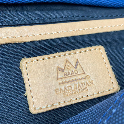 【中古品】【メンズ/レディース】 SAAD サード CANVAS SADDLE LEATHER SHOULDER BAG キャンバス サドル レザーショルダーバッグ 鞄 カバン 188-260324-ya-11-izu カラー：チャコールグレー×キャメル 万代Net店