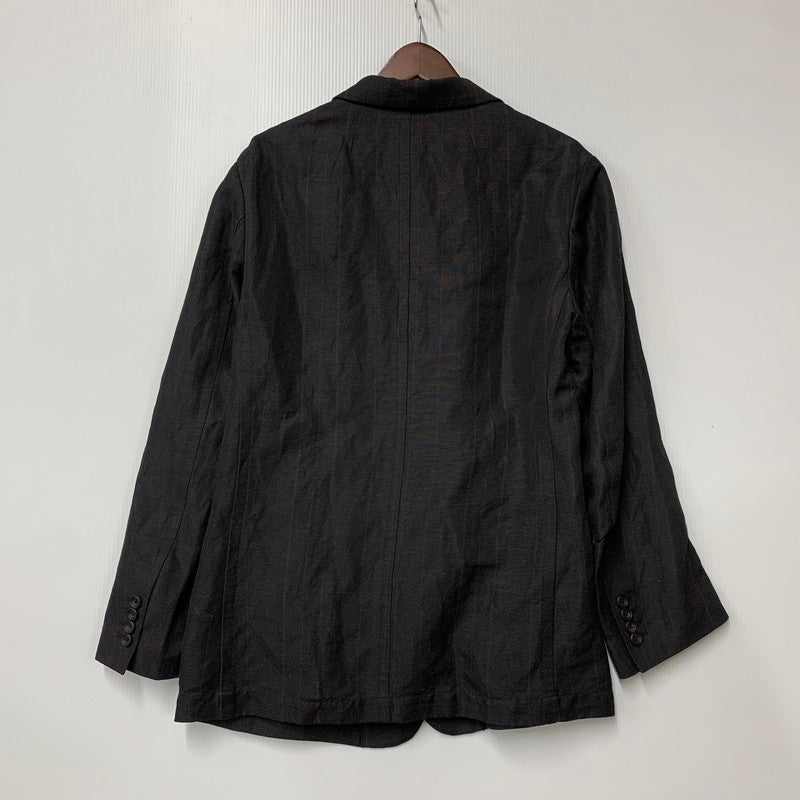 【中古品】【メンズ】 ENSOU. エンソウ GHOST LAPEL JACKET ゴースト ラペル ジャケット アウター 140-260322-cs-07-izu サイズ：L カラー：ブラック 万代Net店