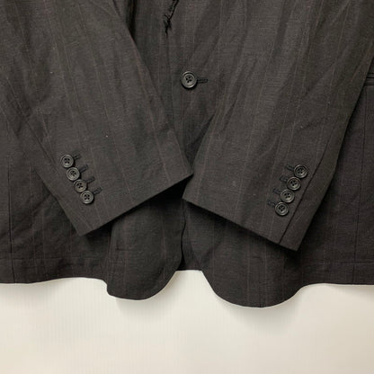 【中古品】【メンズ】 ENSOU. エンソウ GHOST LAPEL JACKET ゴースト ラペル ジャケット アウター 140-260322-cs-07-izu サイズ：L カラー：ブラック 万代Net店