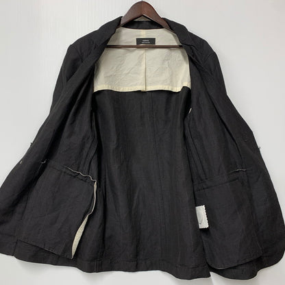 【中古品】【メンズ】 ENSOU. エンソウ GHOST LAPEL JACKET ゴースト ラペル ジャケット アウター 140-260322-cs-07-izu サイズ：L カラー：ブラック 万代Net店