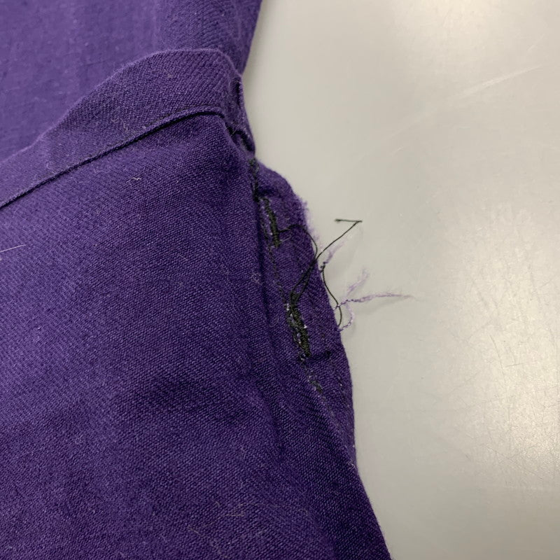 【中古品】【メンズ】 FRENCH ARMY フレンチ アーミー 40S メタルボタン 針刺しシンチバック WORK TROUSERS ワーク トラウザーズ ボトムス ズボン 157-260322-cs-08-izu サイズ：108 L カラー：パープル 万代Net店