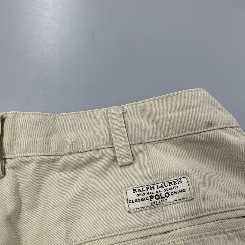 【中古品】【メンズ】 2-TUCK CHINO SHORTS 2タック チノショーツ ショートパンツ ボトムス 157-260326-as-03-izu サイズ：35 カラー：ベージュ 万代Net店